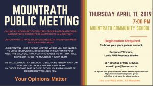 Mountrath Public Meeting @ Mountrath Community School